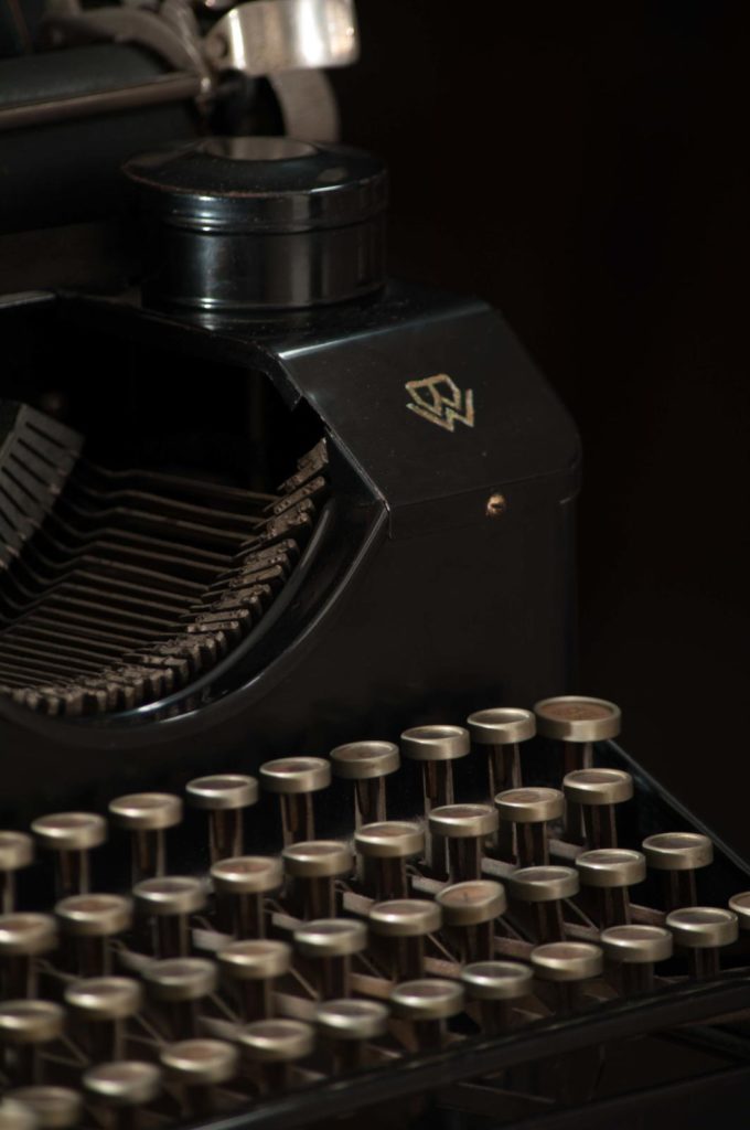 Historische Schreibmaschine - TableTop-Fotografie